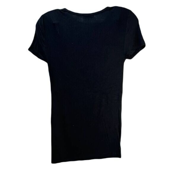 Gap Womens Black Short-Sleeve Crew Neck‎ T-Shirt Size S - Picture 3 of 4